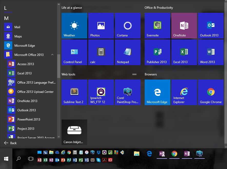 Windows 10 – Where are the Start Menu shortcuts?